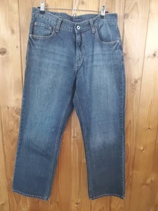 Jeans uomo americano Tommy Hilfiger 85 taglia 34 x 30 classico dritto 100% cotone - Foto 1 di 4