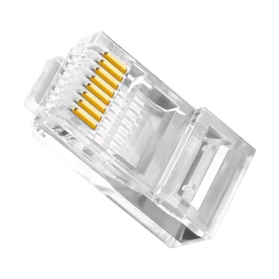 50x Connettori RJ45 Cat.6 UTP (Non Schermati)Passanti per Cavo Rete Ethernet LAN - Immagine 1 di 4
