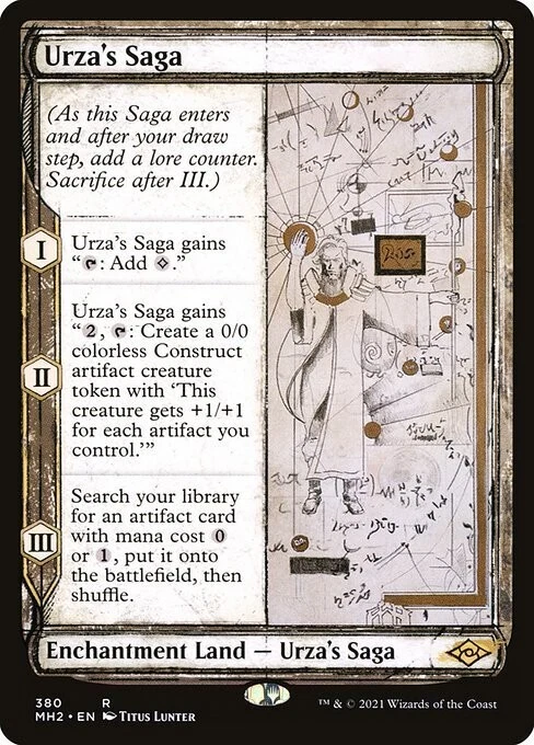 Urza's Saga Land Sketch Modern Horizons 2 English NM - Image 1 of 1