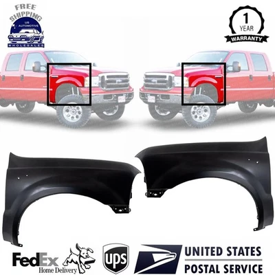 New Front Fender LH For Primed 1999-07 Ford F-250 /For 1999-04 F-550 Super Duty - Изображение 1 из 4