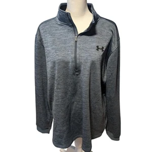 Under Armour Men's  ColdGear XXL Blue Quarter-Zip Pullover Size XXL - Picture 1 of 6