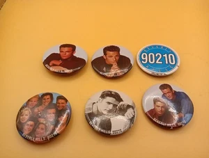 Beverly Hills 90210 Vintage Pin Button Anstecker Set x6 - Bild 1 von 4