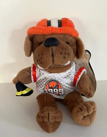 Burger King Cleveland Browns Dawg Pound - 1999 - CRUSHER  Plush Dog Cover