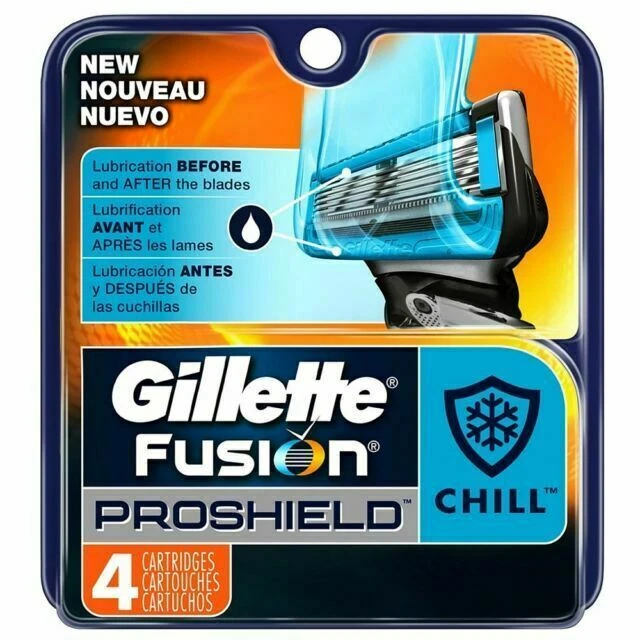 Gillette Fusion5 ProShield Cartridge Blades - 4 Pack