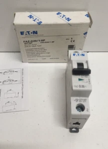 NEW OLD STOCK! EATON 20A 277V 1-POLE CIRCUIT BREAKER 167197 FAZ-D20/1-SP - Picture 1 of 2