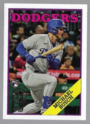 2023 Topps Update #88US-8 Michael Busch 1988 Topps Baseball - Image 1 of 2