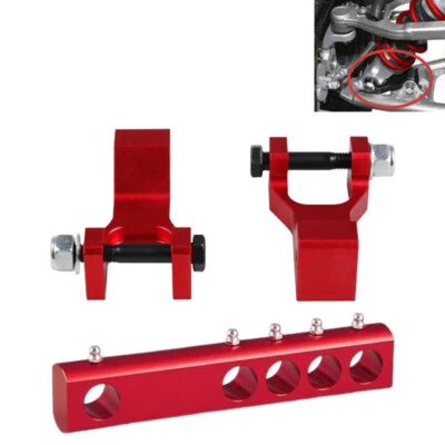 ATV Front&Rear Lowering Kit Lower Link Yamaha Banshee 350 YFZ350 1987-2008 Red - Image 1 of 4