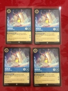 x4 Lorcana Shimmering Skies - Merlin - Back from Bermuda - 142/204 - M/NM x4 - Picture 1 of 7
