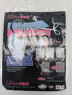 Ultra Pro Cupón Ahorrador Starter Pack 40+ Páginas Premium Organizando Nuevo Foto 1 de 4