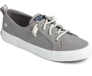 NIB New SPERRY Top-Sider Crest Vibe Canvas Sneaker Grey STS99042 Women's 6.5W - Picture 1 of 11