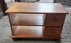 Pine Tv Stand With Drawers - Cash On Collection