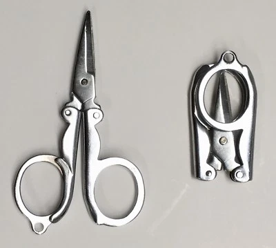 2x  SINGER 3-Inch Folding Scissors Portable Scissors, Sewing, U Get 2 Scissors  - Image 1 of 3