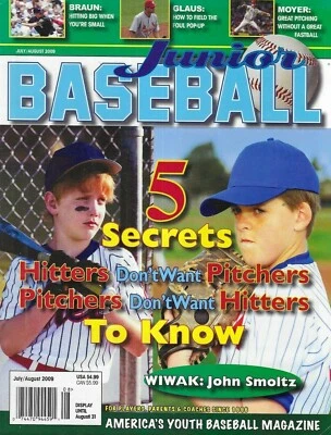 Junior Baseball Magazine 5 Hitters and Pitchers Secrets John Smoltz Ryan Braun - Image 1 of 4