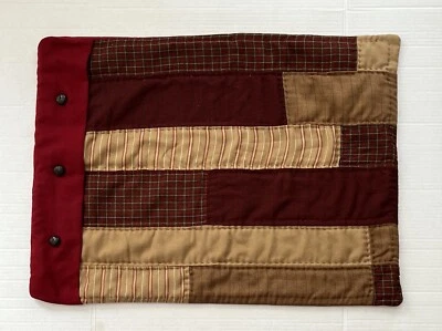 Woolrich Home Standard Pillow Sham Flannel Patchwork Plaid Stripe Rustic Cabin - Image 1 of 4