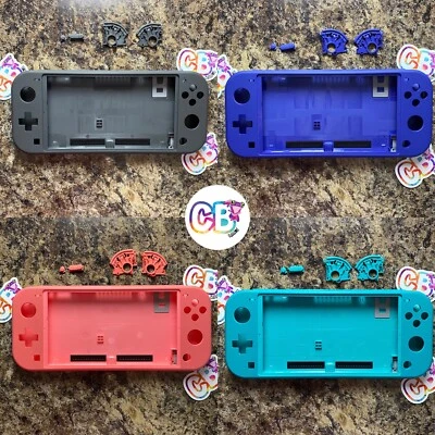 Authentic Nintendo Switch Lite Housing Shell Replacement Front Back Plate Gray - Image 1 of 4