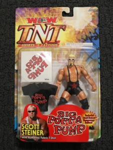 Vintage WCW TNT Scott Steiner Big Poppa Pump T-shirts ‘n Tattoos Brand New - Picture 1 of 6