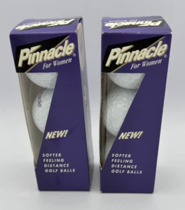 Pinnacle Golf Balls Women Pink Ribbon Cancer Awareness 2 Sleeves Of 3 NIB New - Picture 1 of 4