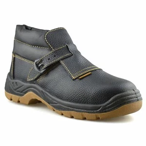 Mens Leather Waterproof Welders Safety Steel Toe Cap Work Ankle Boots Shoes Size - Picture 1 of 14