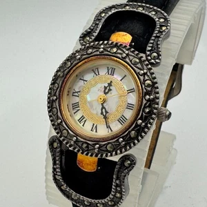 Vintage Anne Klein Quartz Watch 10/1470 Women Antique Style Leather New Battery - Picture 1 of 6