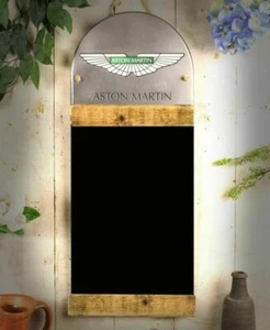 Aston Martin Blackboard Chalk Black Board Message Large Kitchen Pub Menu Wall - Picture 1 of 6