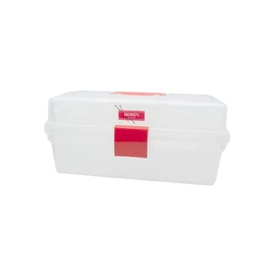 Caja De Costura Transparente L 30X17X14CM 06540 - Imagen 1 de 1