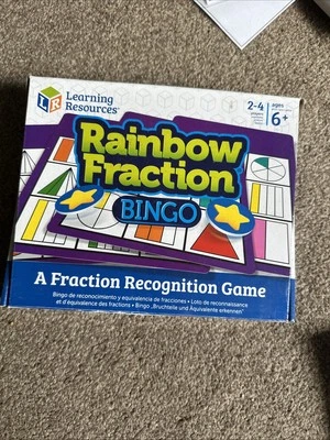 Learning Resources Fraction Bingo Children's Educational Maths Game Ages 6+ - Image 1 of 3