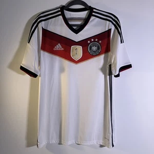 Germany Soccer Shirt Mens Medium Adidas World Cup 2014 ClimaCool FIFA DFB Top - Picture 1 of 19