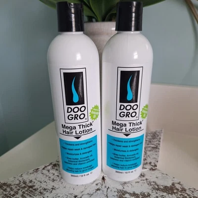 2 x DOO GRO Mega Thick Hair Lotion Thickens & Strengthens 12 Fl Oz DOOGRO - Image 1 of 4