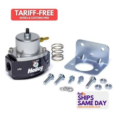 Holley 12-880, One Aluminum Billet Bypass Regulator 4-65 Psi Performance Parts - Image 1 of 4