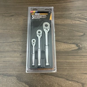 GearWrench 3PC QR Teardrop Ratchet Set 81310 Quick Release New - Foto 1 di 12