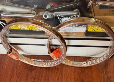 ODYSSEY BMX BIG BOYD RIM SET RIMS COFFEE 20 INCH BMX BIKE 20" 2 LIMITED HILDER - Image 1 of 4