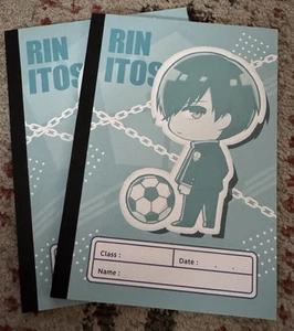 Blue Lock Rin Itoshi Original A5 Format Notizbuch Neu - Bild 1 von 6
