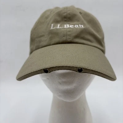 LL Bean LED Iluminado Pathfinder Tostado Caqui Correa Gorra de Béisbol Sombrero Enciende Foto 1 de 4