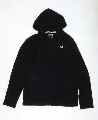 Sudadera con capucha Twisted Soul XL negra con logotipo de algodón para hombre Foto 1 de 4