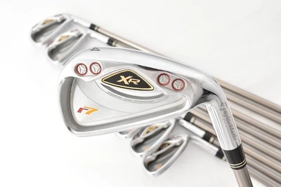 9PCS Taylormade R7 XR Iron Set 4-5-6-7-8-9-P-A-S REAX 50 RH Flex R Regular Clubs - Image 1 of 4