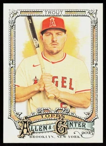 2025 Topps Baseball Allen & Ginter Mike Trout #100 Los Angeles Angels - Picture 1 of 10