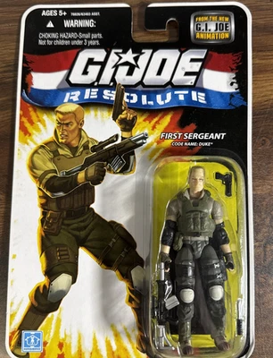 G.I. Joe 25th Anniversary Animated Resolute First Sergeant Duke Hasbro 2008 New - Image 1 of 4