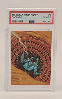 1996 Topps Star Wars Finest Sarlacc #63 PSA 10 GEM MINT - Image 1 of 2