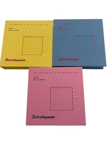 TWICE The 1st Album Jwicetagram KPOP CD Booklet Sticker LOT BUNDLE *Like New* - Picture 1 of 14