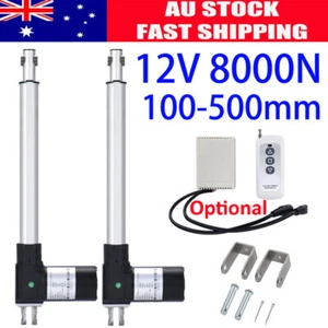 8000N 800kg 12V Heavy Duty Linear Actuator Electric Motors 100mm 200mm 500mm - Picture 1 of 28