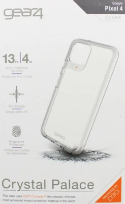 Funda delgada resistente Gear 4 Crystal Palace Series para Google Pixel 4 - Transparente Foto 1 de 2