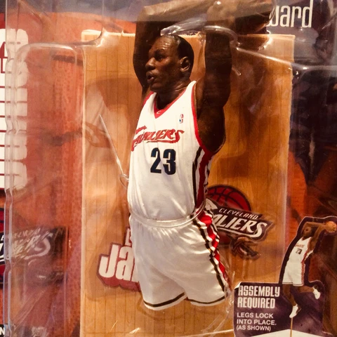 LEBRON JAMES CLEVELAND CAVALIERS DEBUT FORWARD BASKETBALL FIGURE Cover