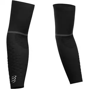 Compressport ArmForce UltraLight Arm Sleeve Black Running Run Sports Arm Sleeves - Picture 1 of 3