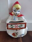 Vintage 1940’s Hull Little Red Riding Hood Wall Pocket Planter Poppy Floral 