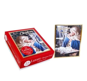 22pk MADONA AND CHILD DESIGN Cards Open - Picture 1 of 1