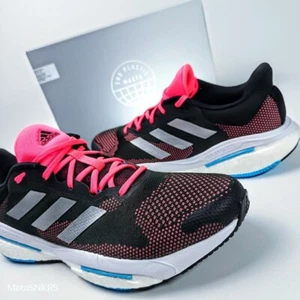 Adidas US 13 Men's -Black/Orange/White/Blue - Running- Solarglide 5- H01162 -New - Picture 1 of 24