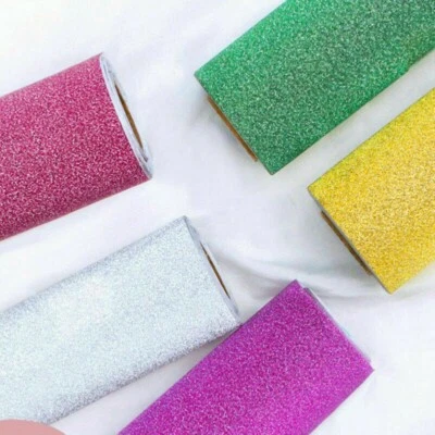 3 Meter Self Adhesive Glitter Shiny Wallpaper Craft Sticker Wall Home Decor - image 1 of 4