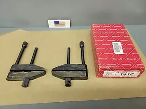 L.S. Par de abrazaderas paralelas para fabricantes de herramientas Starrett 161C (2) casi como nuevas con marca de propietario - Imagen 1 de 24