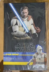 Hot Toys TMS095 Star Wars Clone Wars Obi-Wan Kenobi 1/6 Action Figure New - Picture 1 of 4