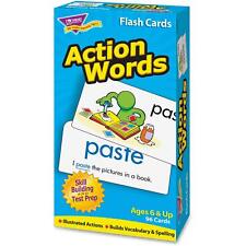 Trend Enterprises: Action Words Skill Drill Flash Cards, Great For Skill Buildin